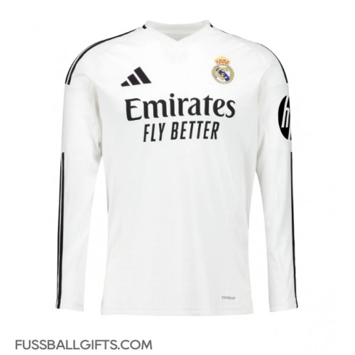 Real Madrid Fußballbekleidung Heimtrikot 2024-25 Langarm